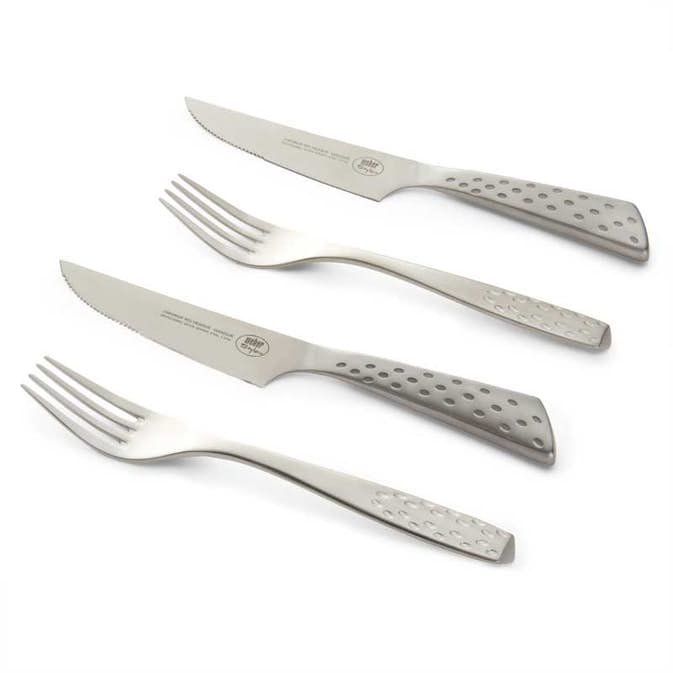 Weber, Deluxe bestickset 2pack stainless steel