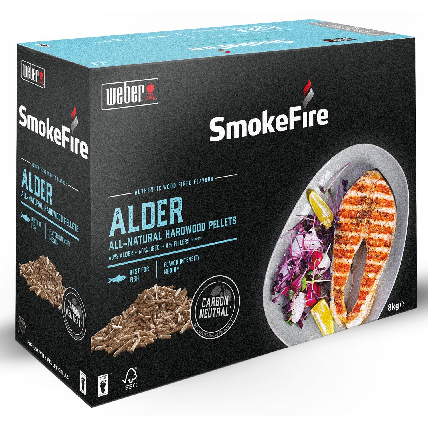 Weber, Träpellets fsc al 8kg wood