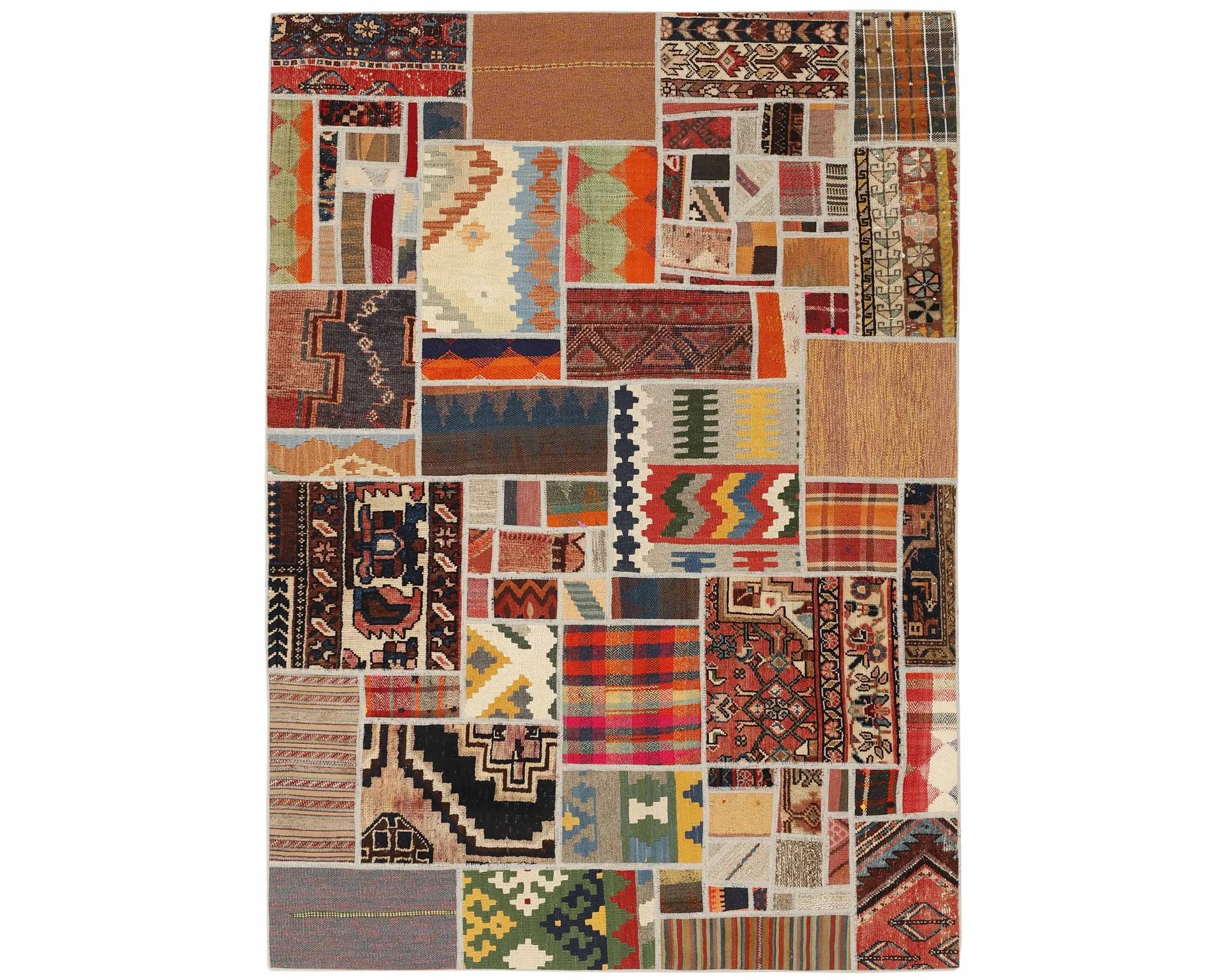 Rezas orientalisk x Tekkeh Kelim matta 140 x 200 cm