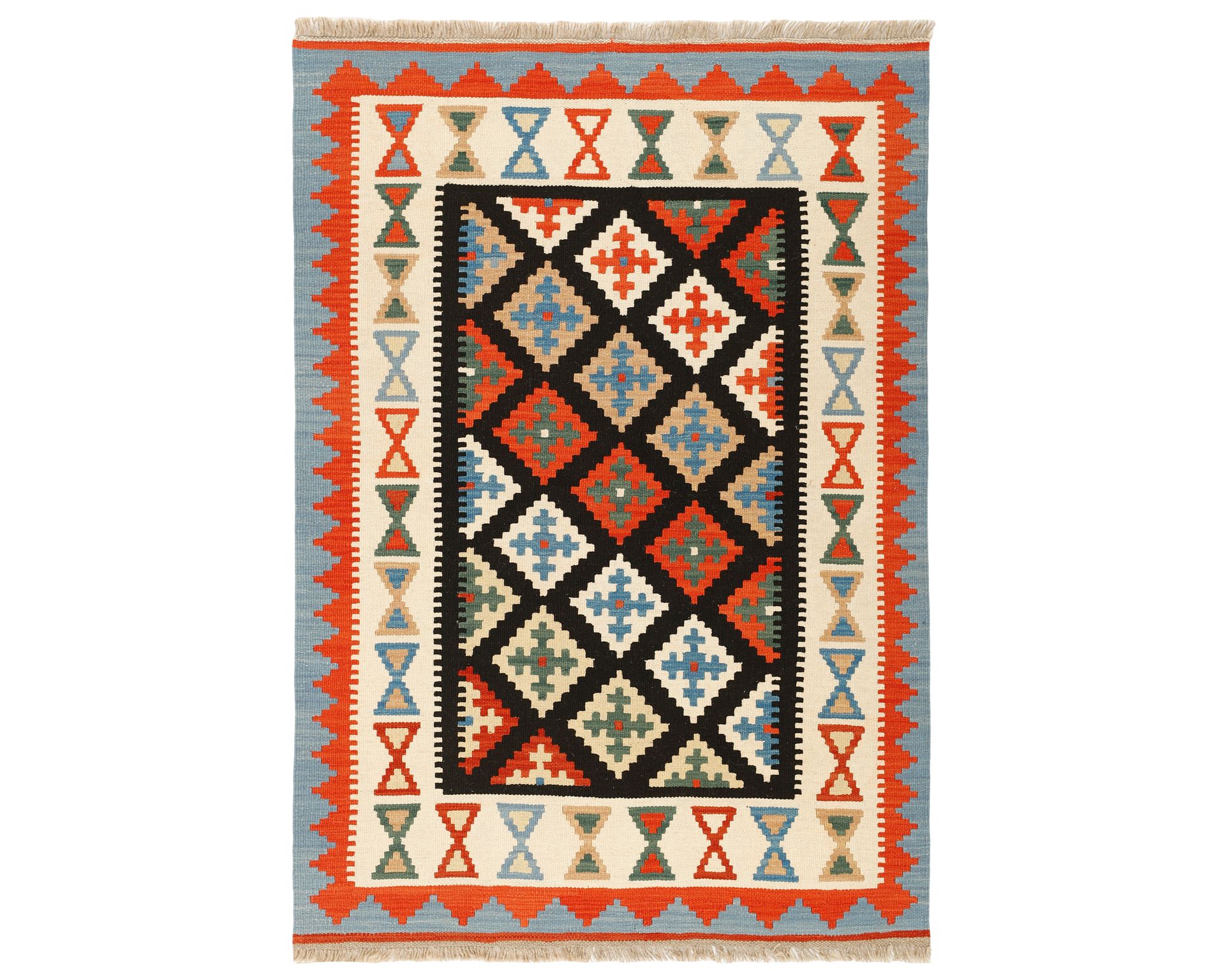 Rezas orientalisk x Kelim matta 125 x 183 cm