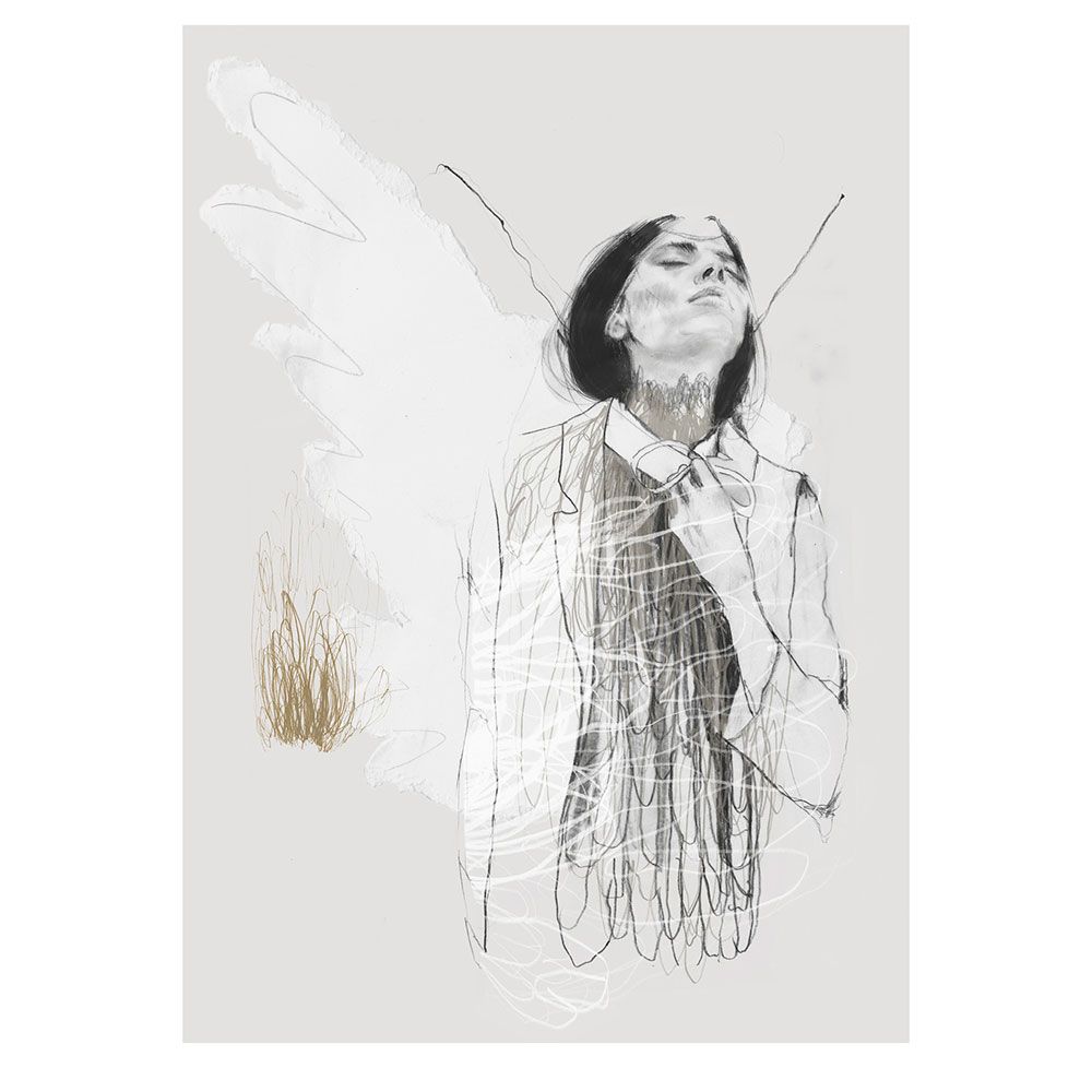 Anna Bülow, Anna Bülow poster Fire Flie 50x70 cm