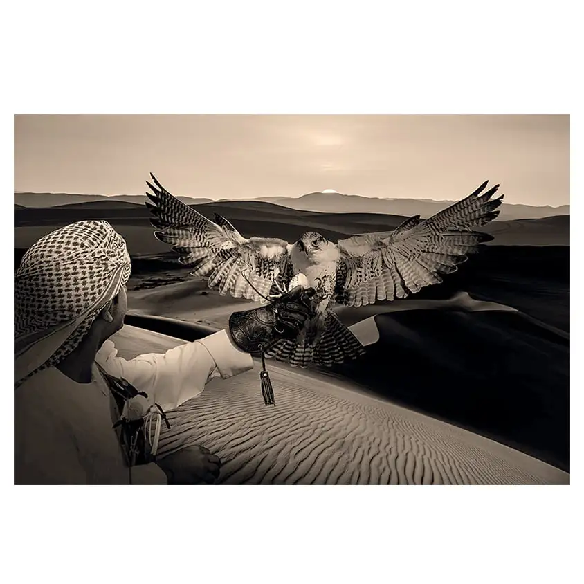 Artwood, Väggdekor Arabian Hunt 120x80 cm
