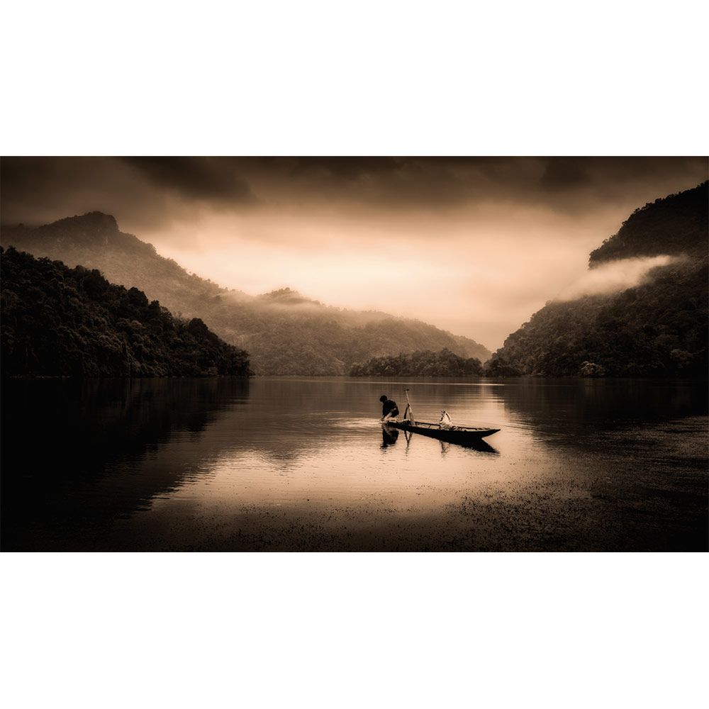 Artwood, Väggdekor Fisherman 150 X 100 Cm
