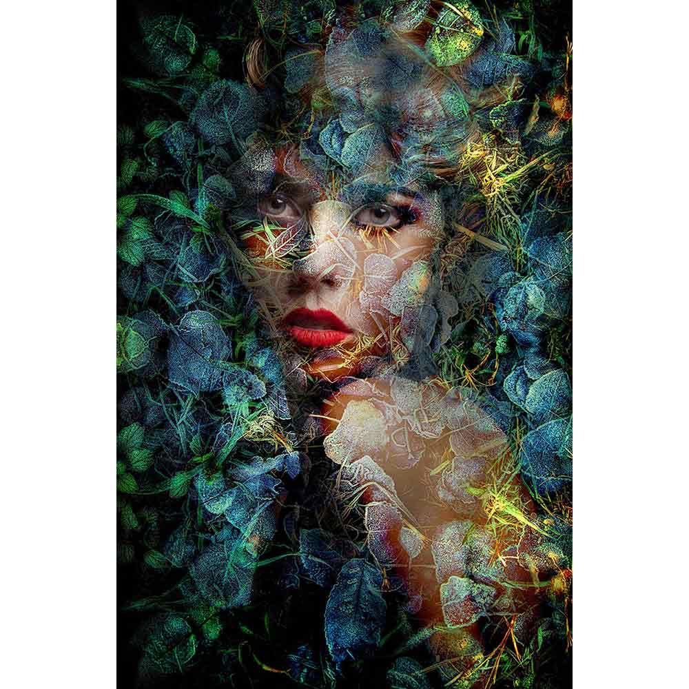Artwood, Väggdekoration Blue Autumn 100X150 Cm