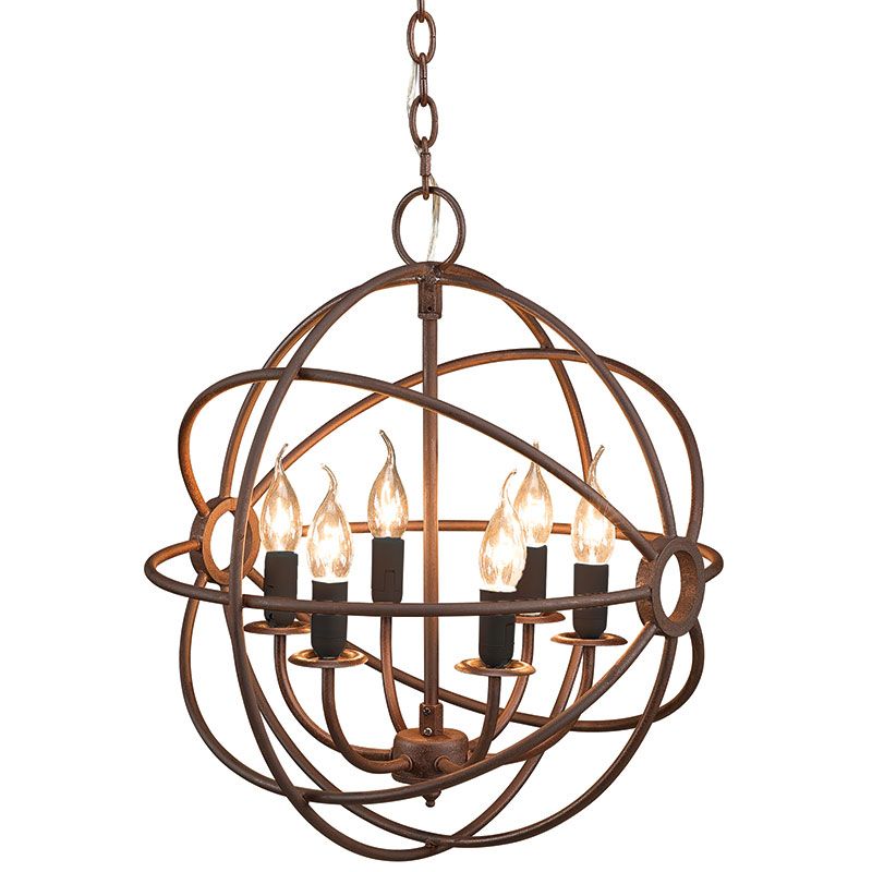Artwood, Taklampa Rome Antik Rost 45 Cm