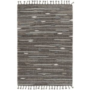 Rezas orientalisk x Modern Flatweave Mix matta Svart 162 x 239 cm