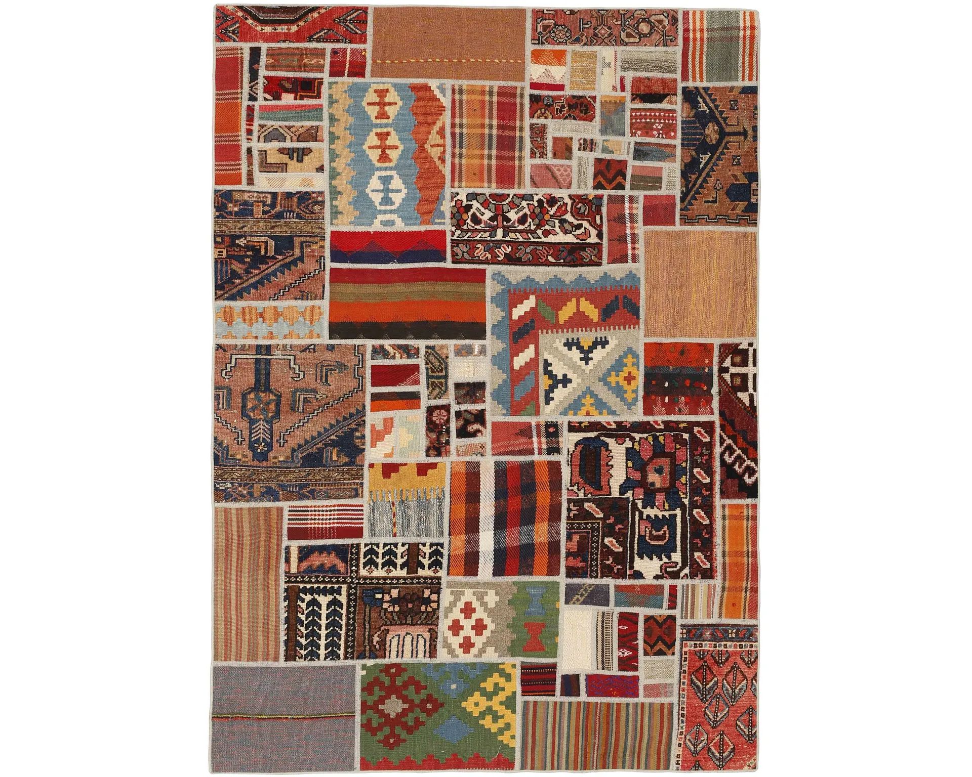 Rezas orientalisk x Tekkeh Kelim matta 140 x 200 cm