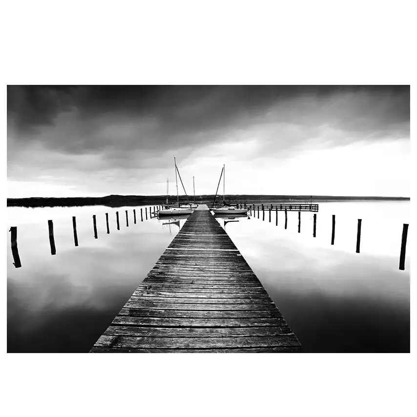 Artwood, Väggdekor Boat Pier 150x100 cm