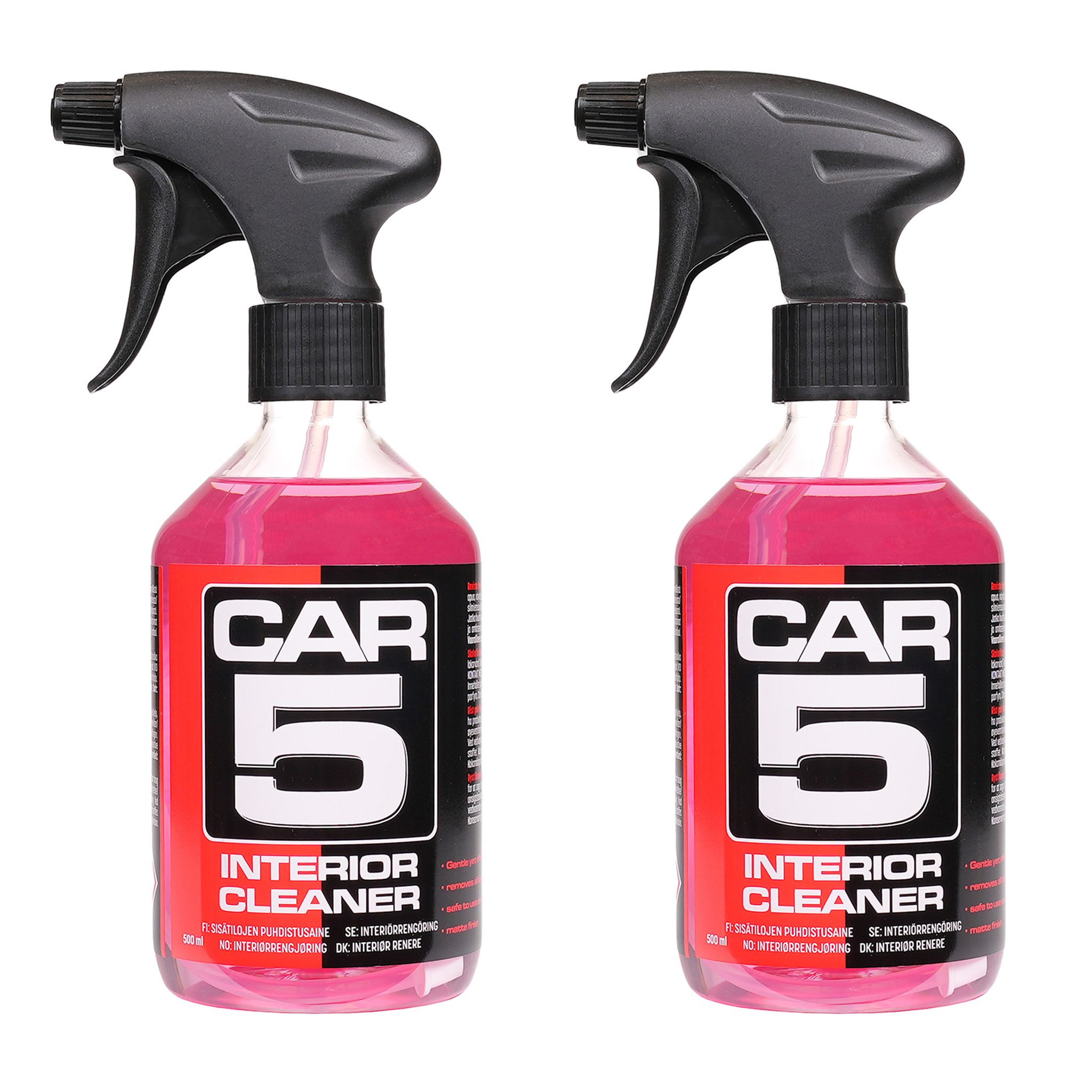Interiörrengöring CAR5 Interior Cleaner, 2 x 500 ml