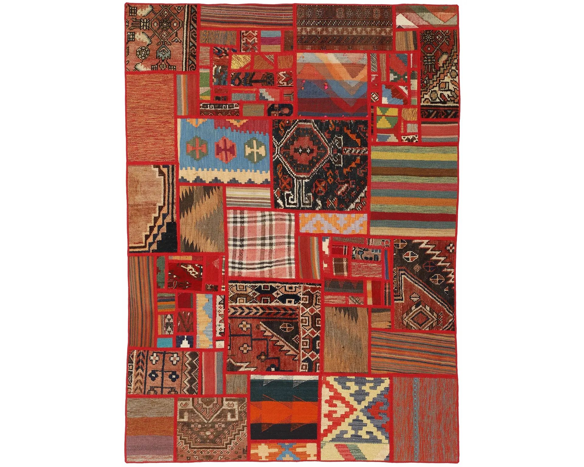 Rezas orientalisk x Tekkeh Kelim matta 140 x 200 cm