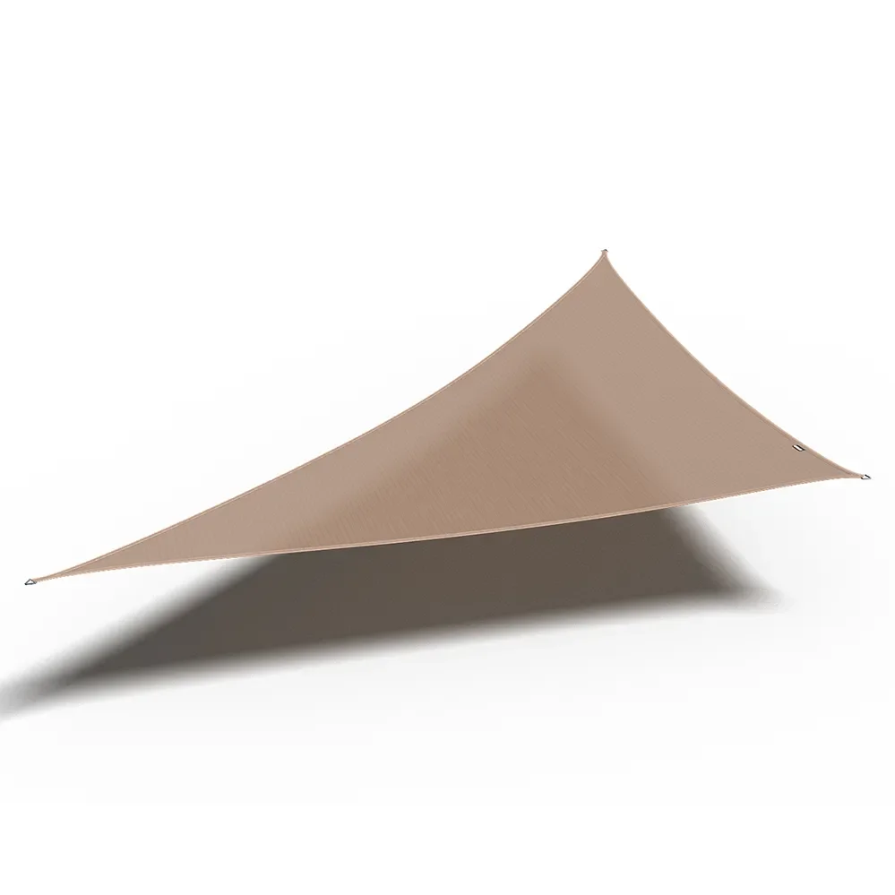 Platinum Sun & Shade, Coolfit solsegel triangulärt 90° 500x710cm beige