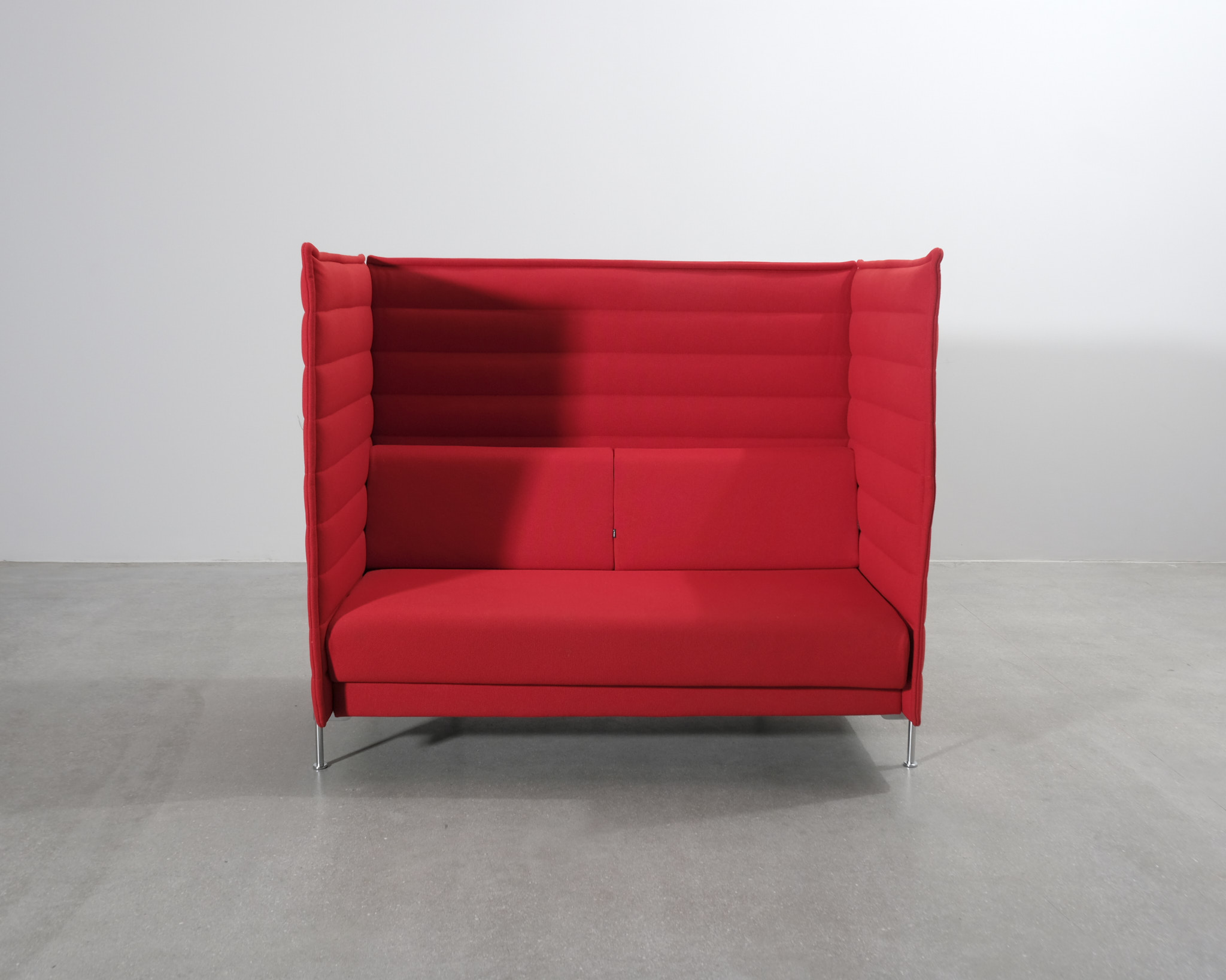 Vitra Alcove Highback 2-sits akustiksoffa röd