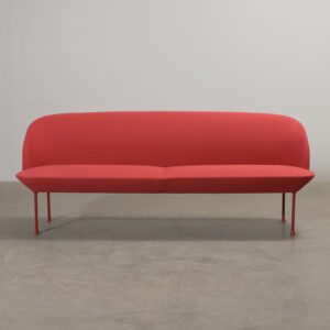 Muuto Oslo 3-sits soffa röd