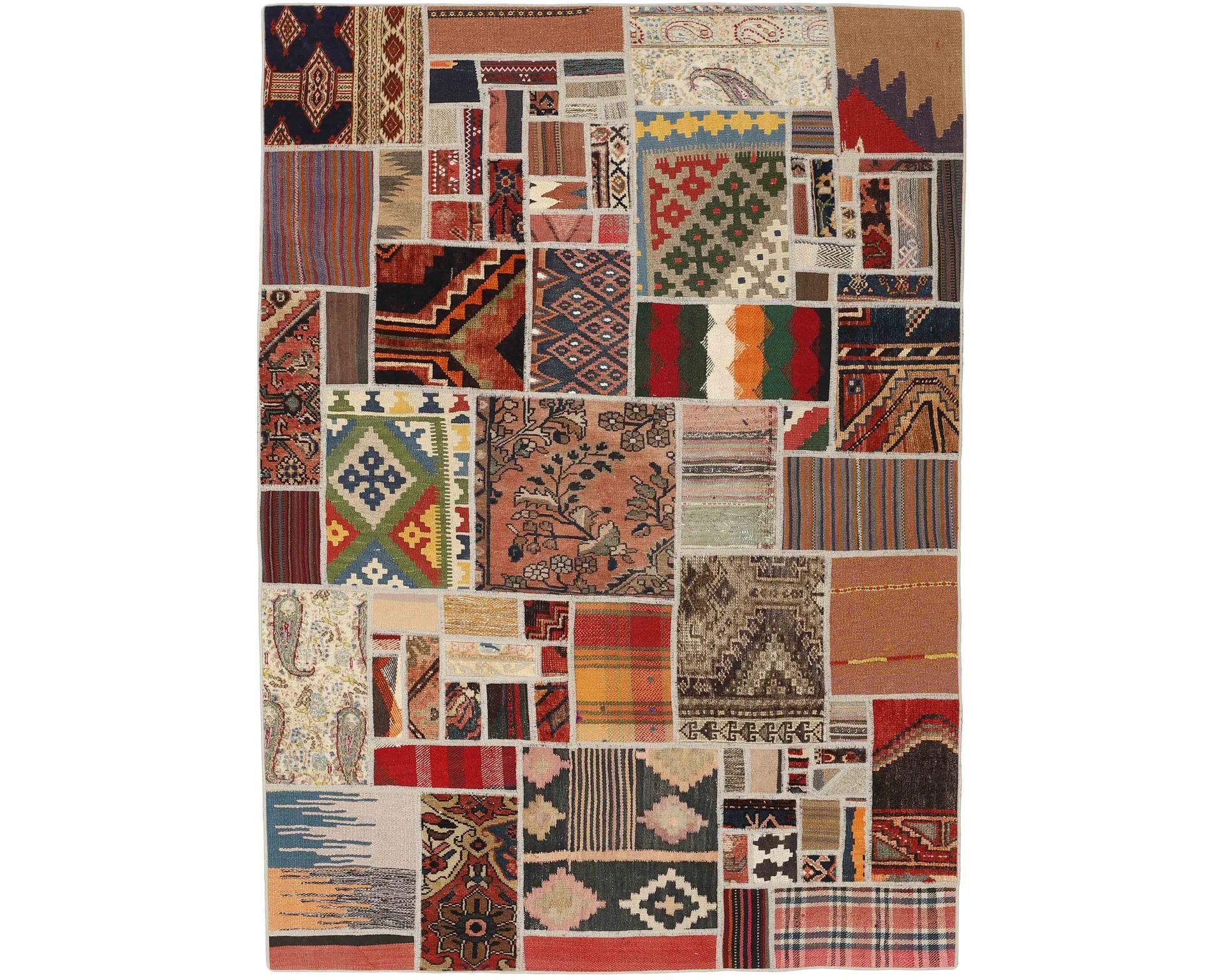 Rezas orientalisk x Tekkeh Kelim matta 140 x 200 cm