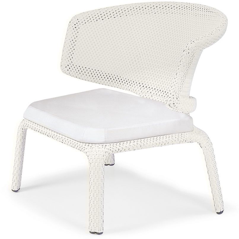 Dedon, Seashell loungefåtölj vit