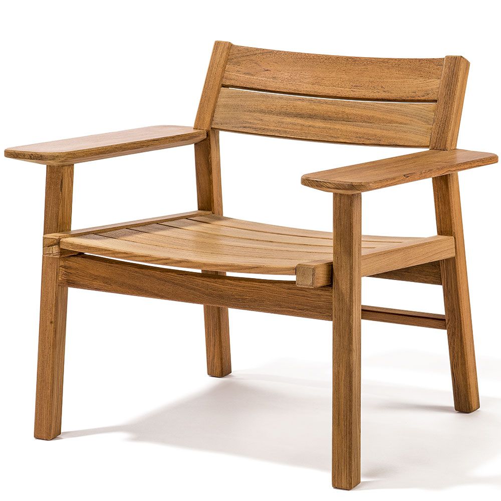 Skargaarden, Djurö Loungefåtölj Teak/Teak