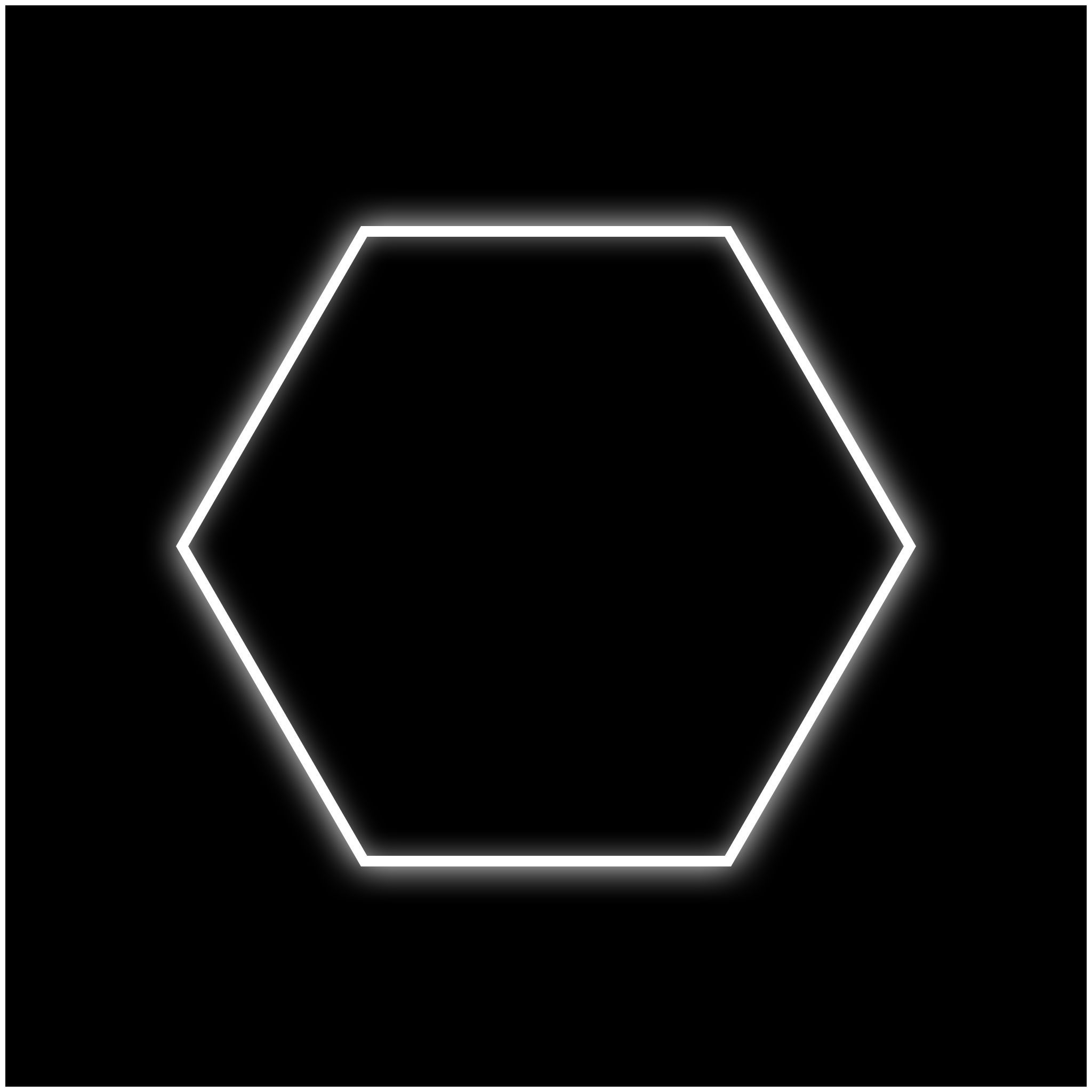Hexagon-belysning Dr Dirt Garage Sky Gen2, Single Hexagon, 105 x 115 cm