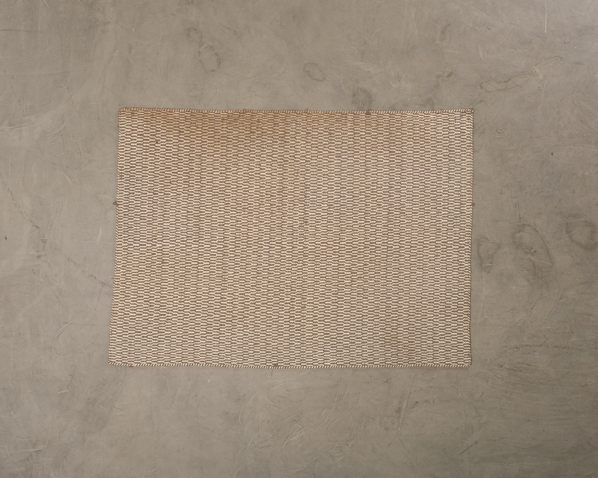 Matta beige / brun 140 x 190 cm
