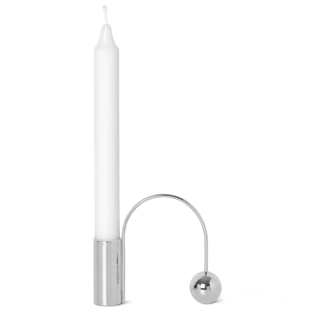 Ferm Living, Balance Ljusstake Chrome