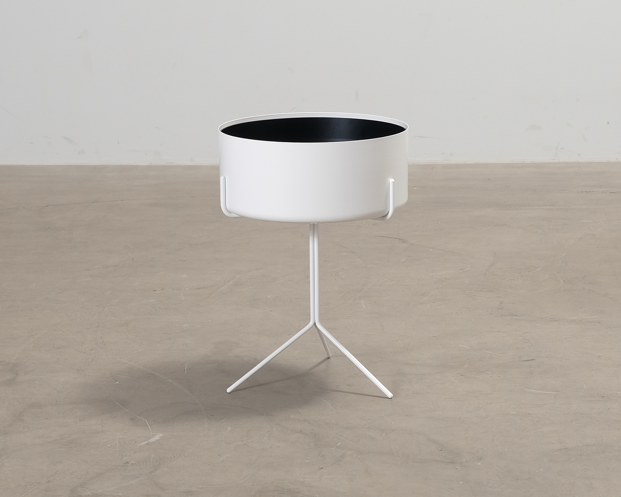 Swedese Drum sidobord vit