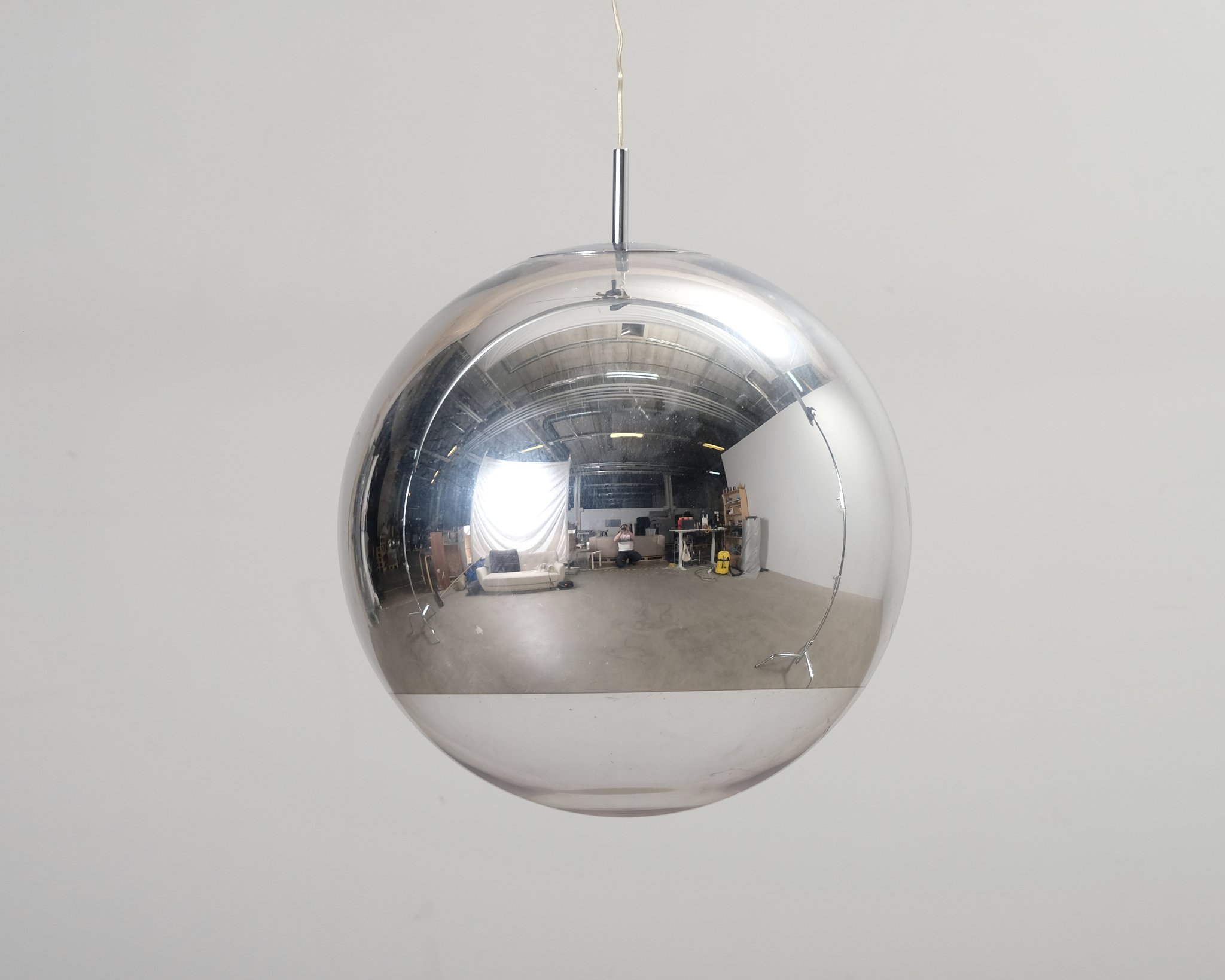 Tom Dixon Mirror Ball pendellampa krom