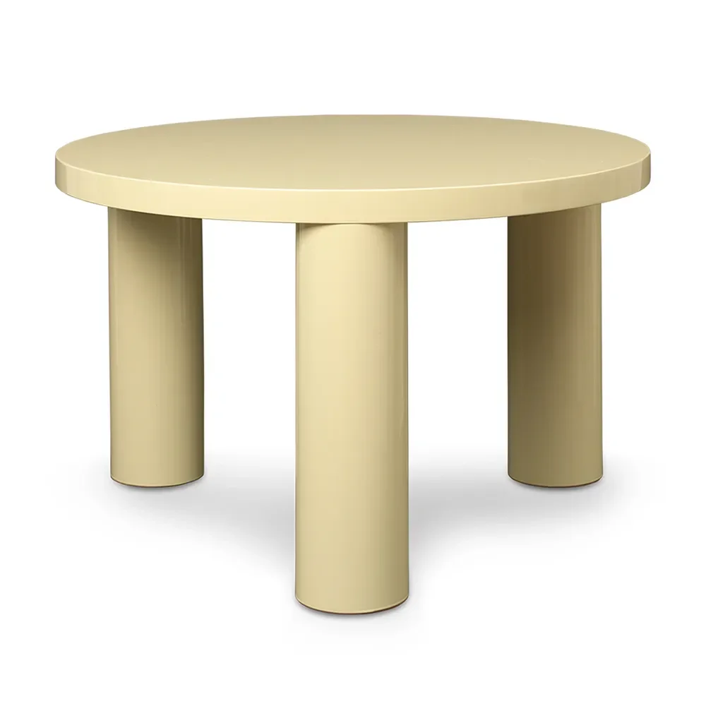 Ferm Living, Post Soffbord Ø65 cm - Lemonade