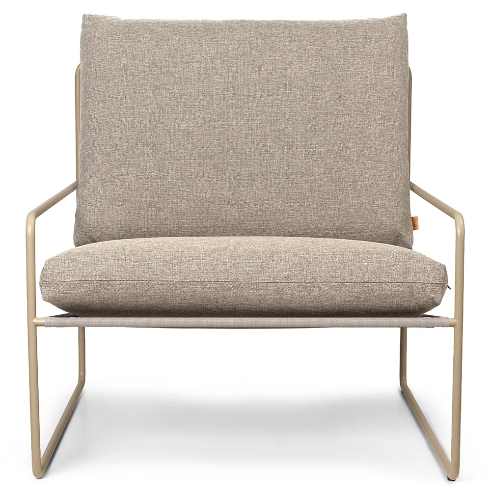 Ferm Living, Desert Fåtölj Cashmere/Dark Sand