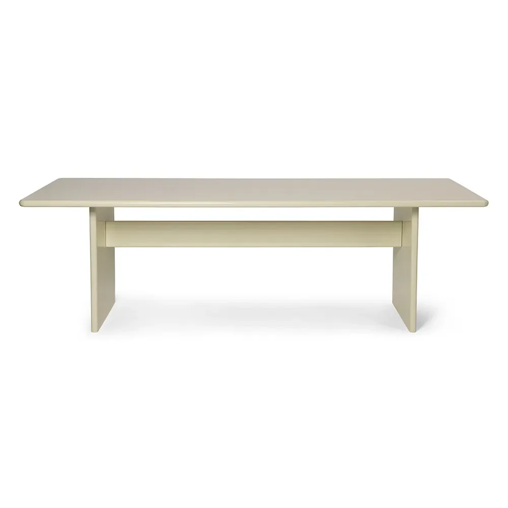 Ferm Living, Rink Matbord 240x90 cm - Eggshell
