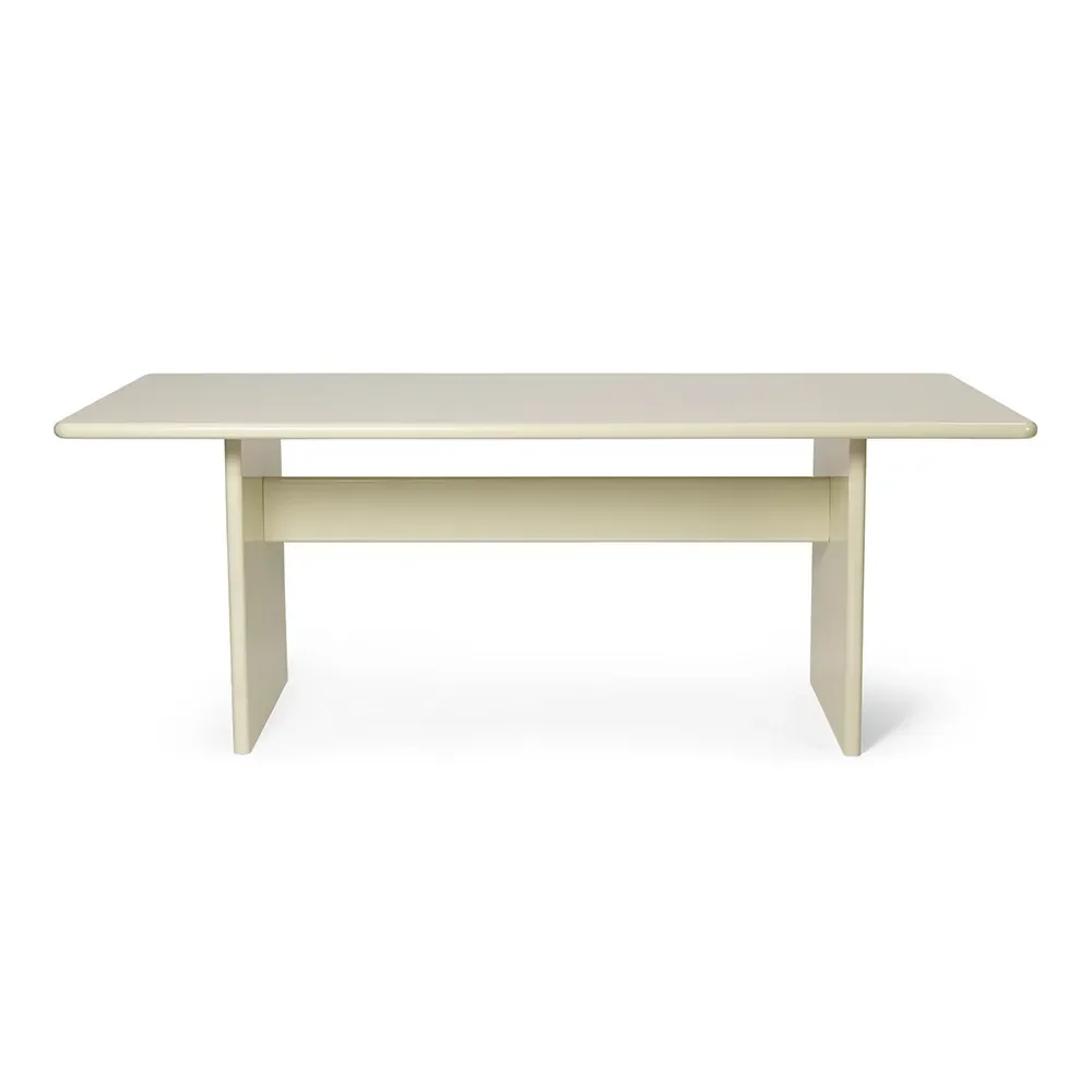 Ferm Living, Rink Matbord 200x90 cm - Eggshell