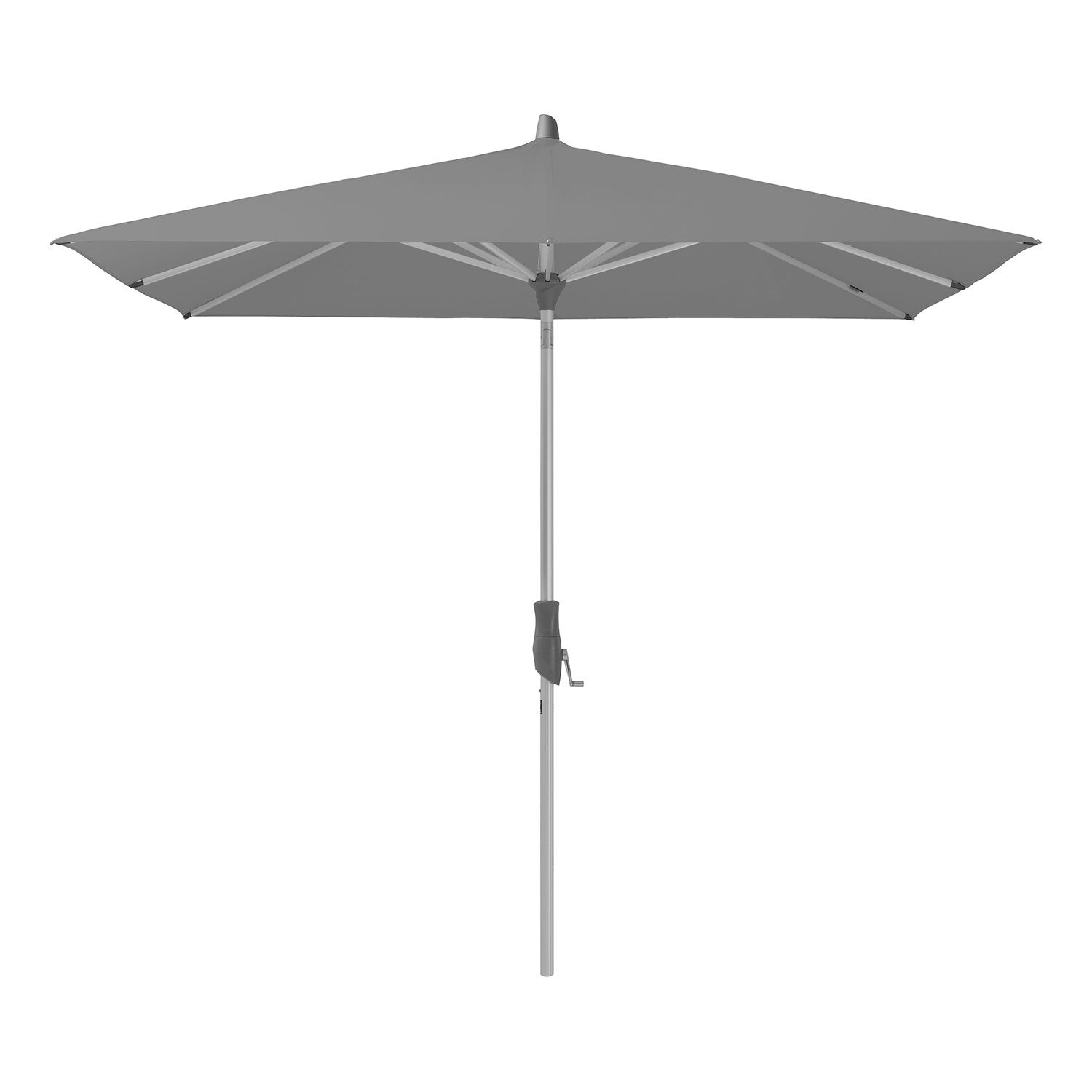 Glatz, Alu-twist parasoll 240x240 cm cm kat.4 420 smoke