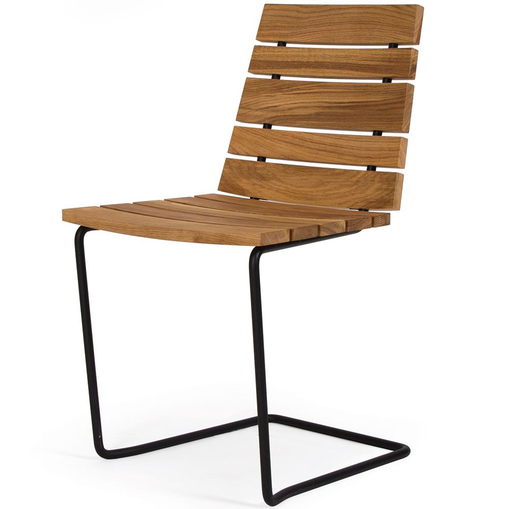 Skargaarden, Grinda Matstol Svart / Teak