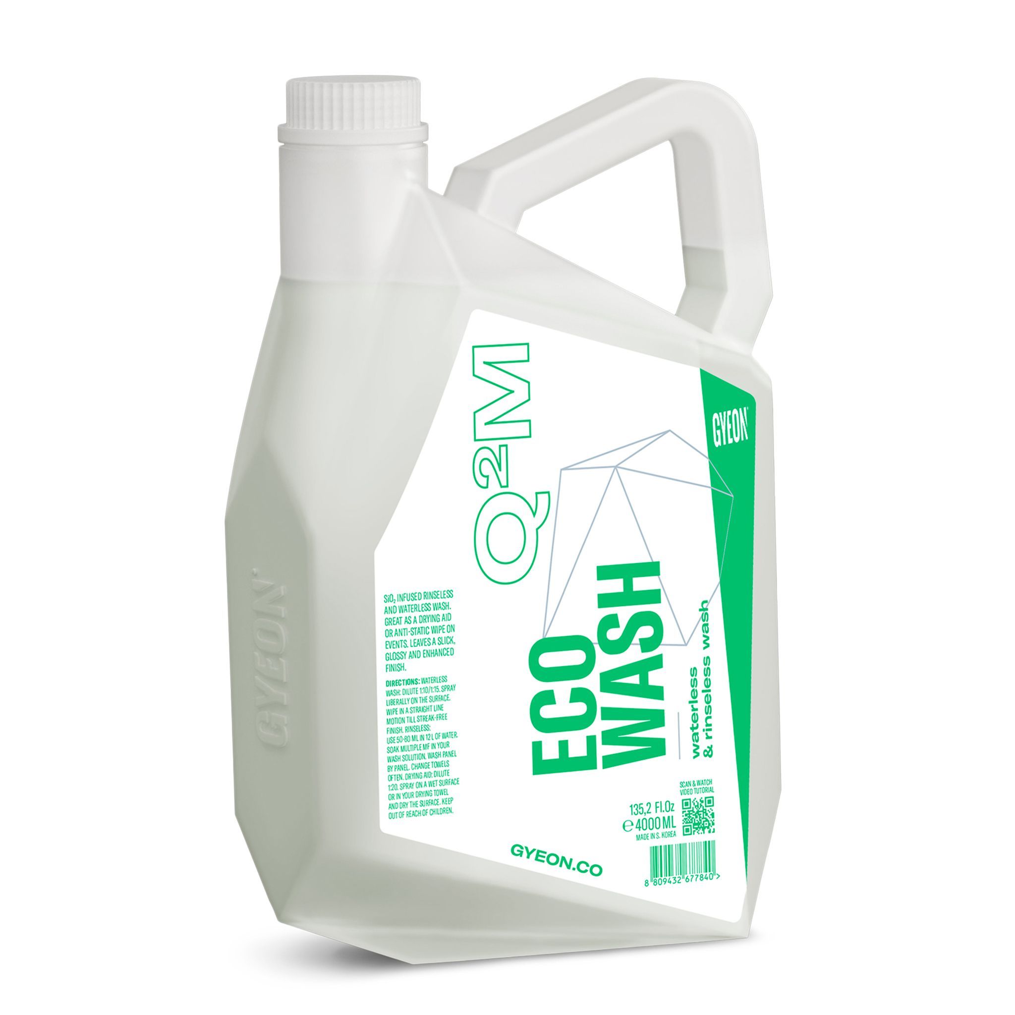 Snabbtvätt Gyeon Q²M EcoWash, 4000 ml