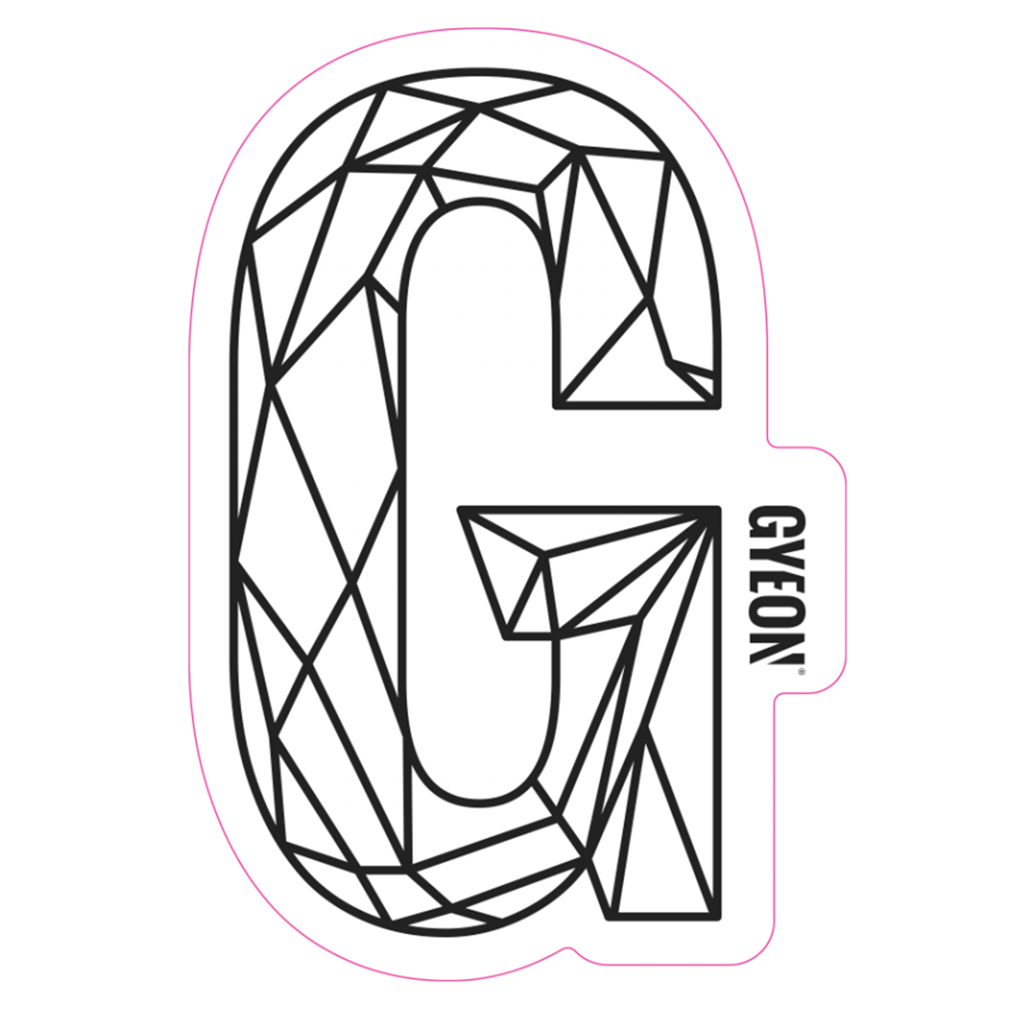 Klistermärke Gyeon G, Svart