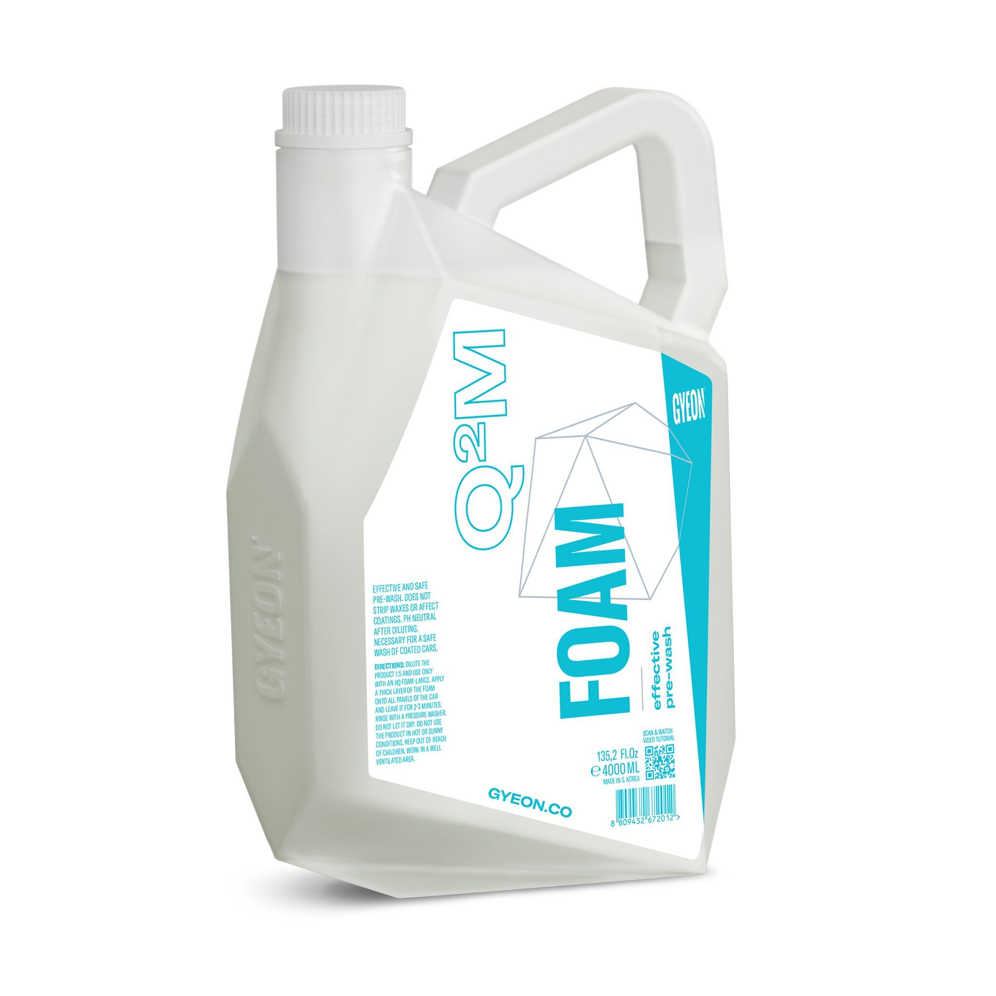 Förtvättsmedel Gyeon Q²M Foam, 4000 ml
