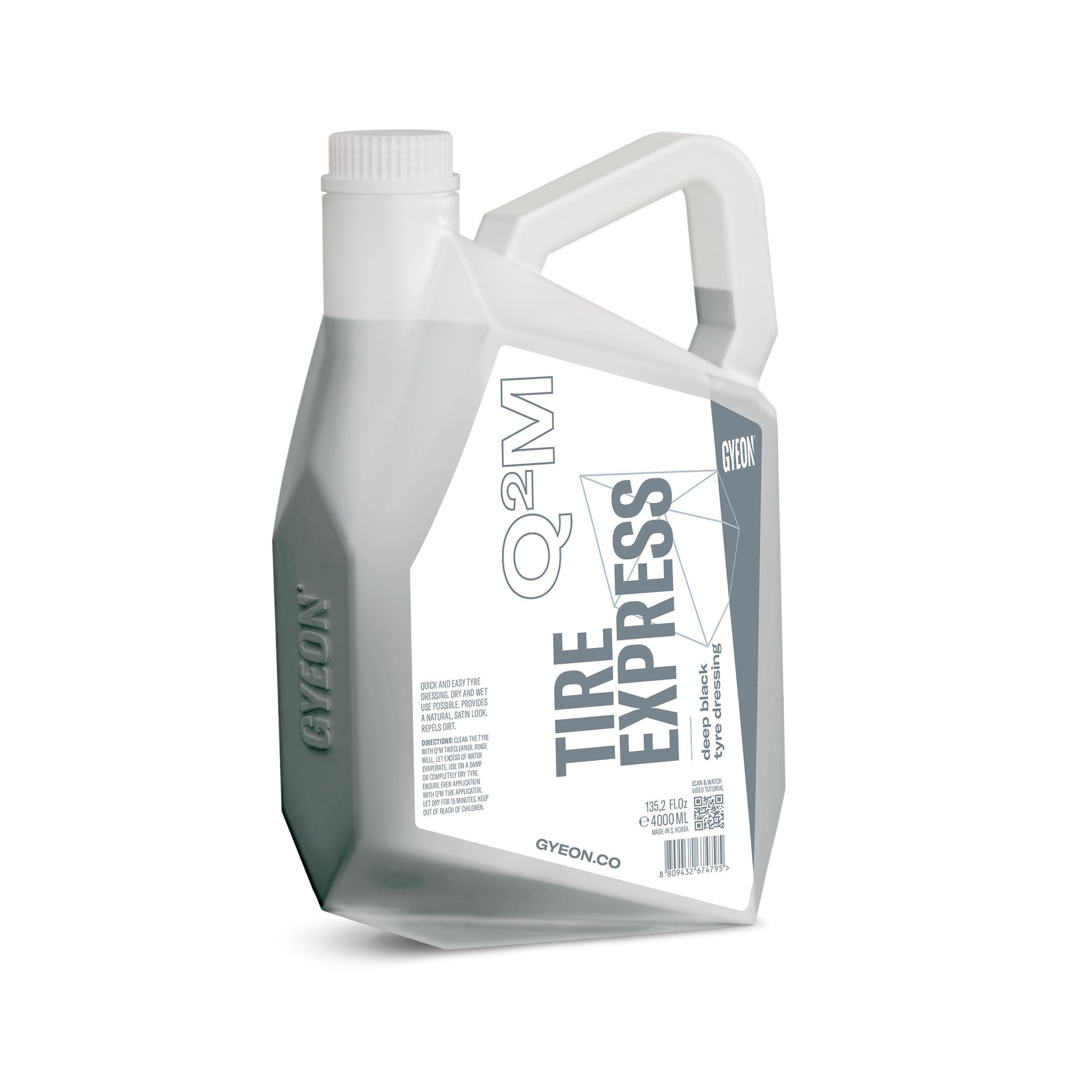 Däckglans Gyeon Q²M Tire Express, 4000 ml