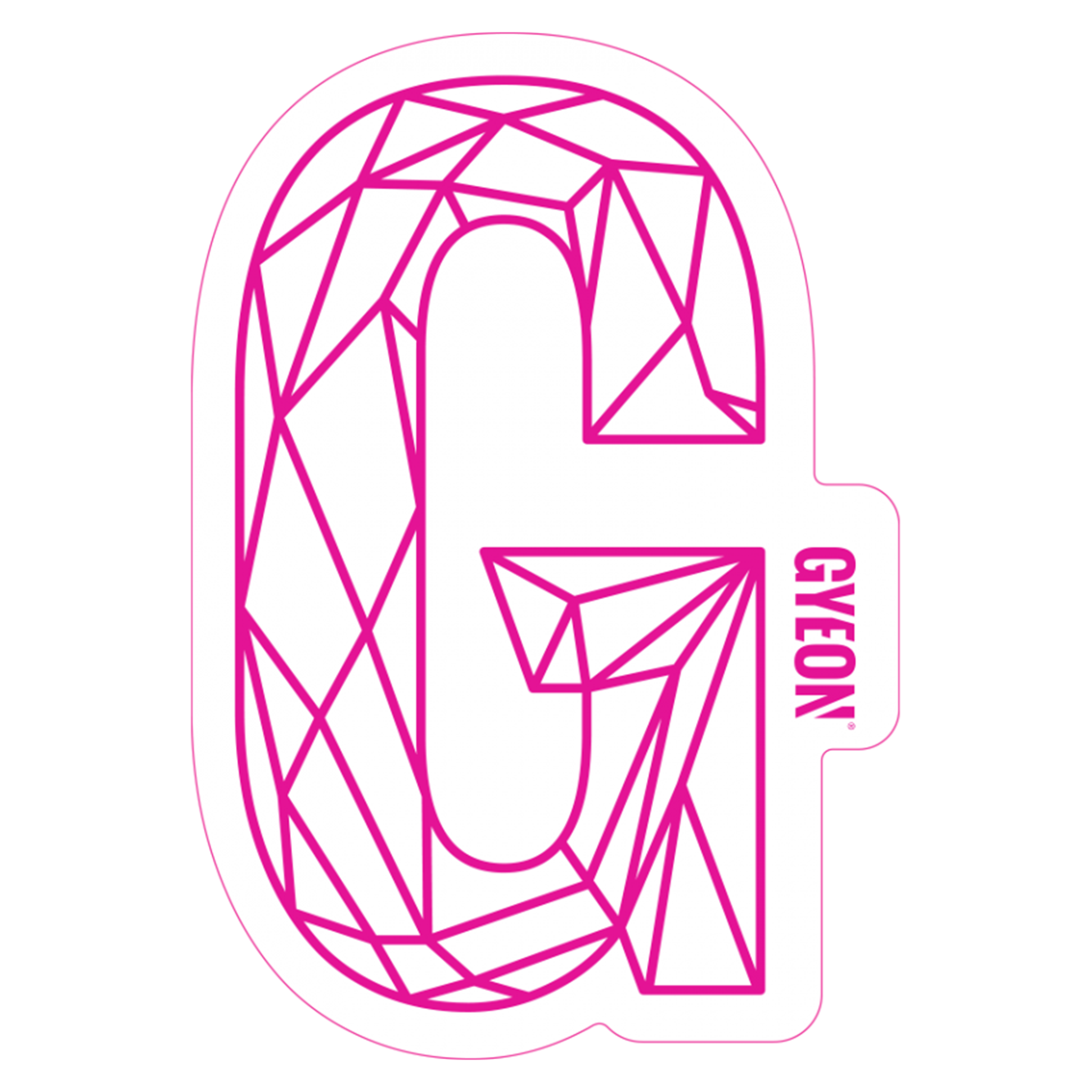 Klistermärke Gyeon G, Rosa