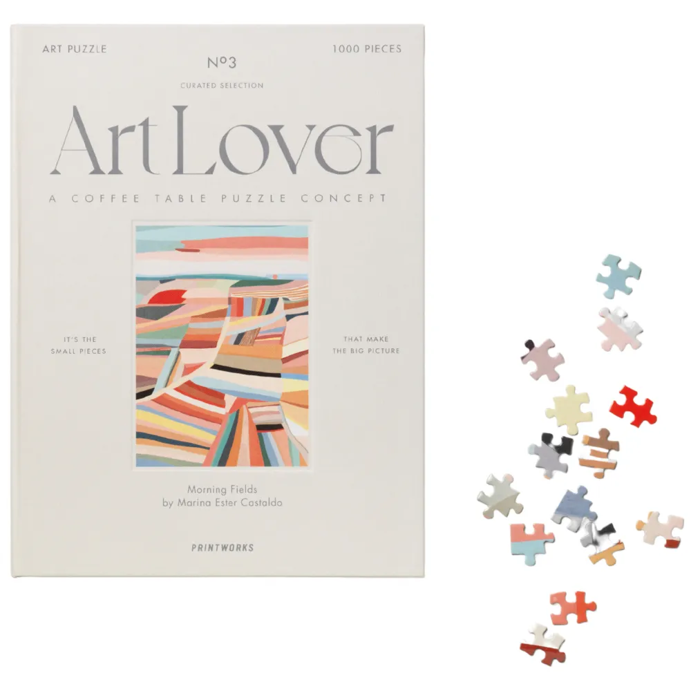 Printworks, Art Lover Book pussel 1000 bitar - Morning Fields