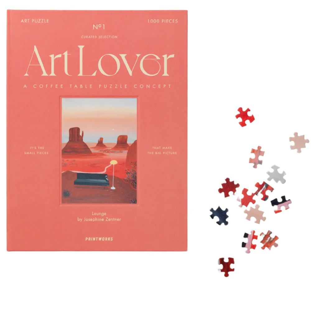 Printworks, Art Lover Book pussel 1000 bitar - Lounge