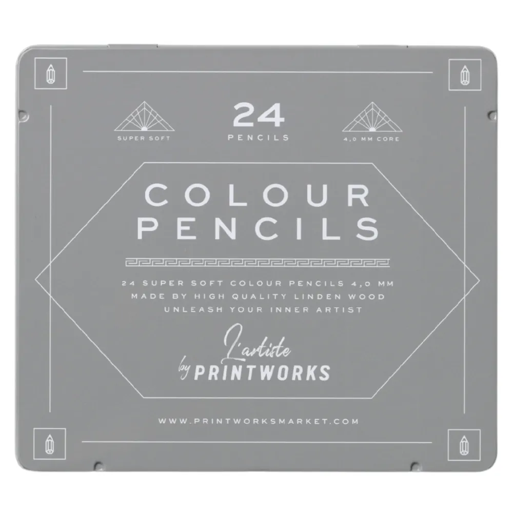 Printworks, 24 färgpennor- Classic