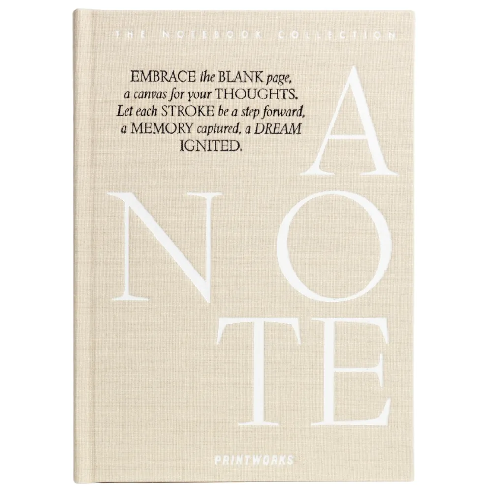 Printworks, Anteckningsbok - Just a Note Beige