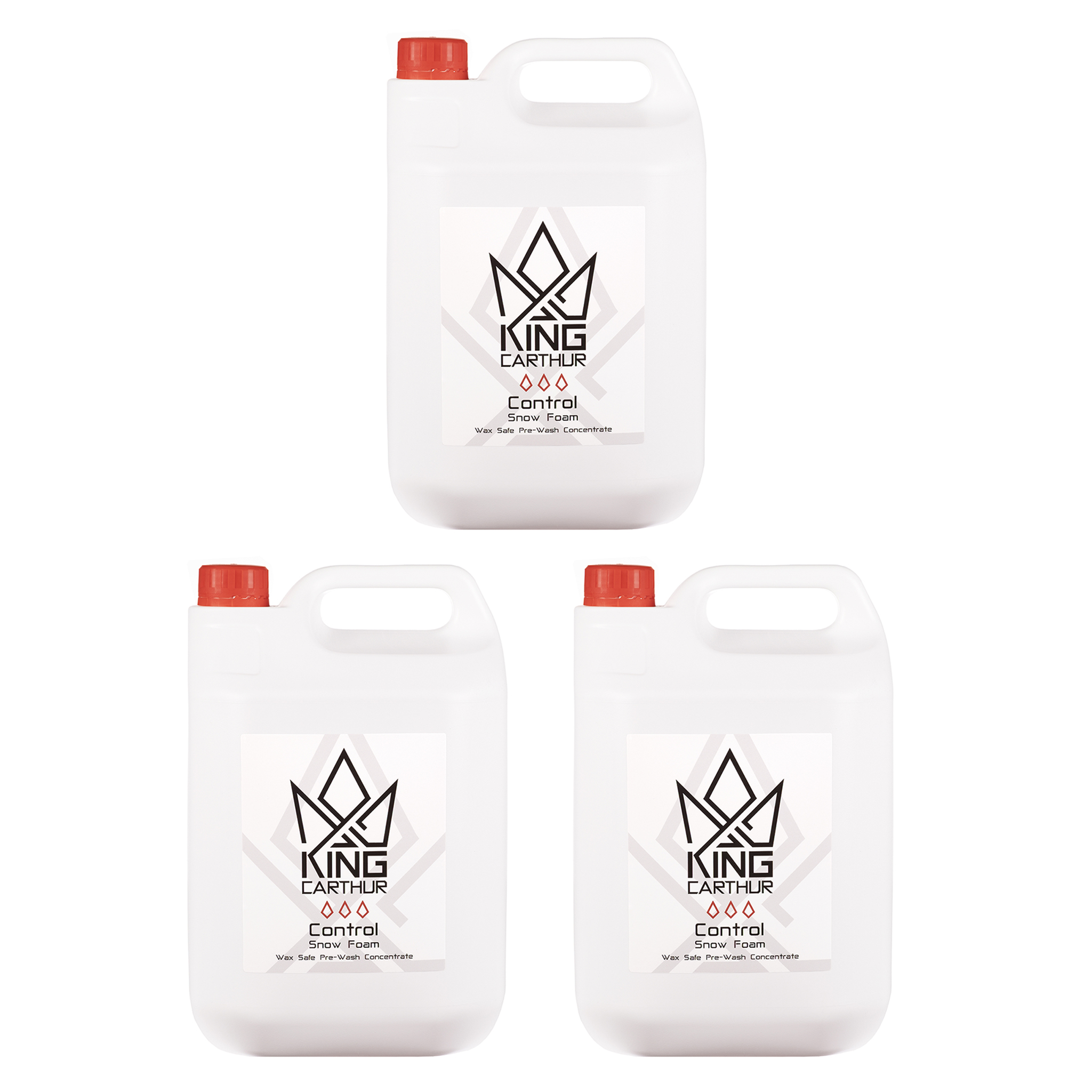 Förtvättsmedel King Carthur Control Snow Foam, 3 x 5000 ml