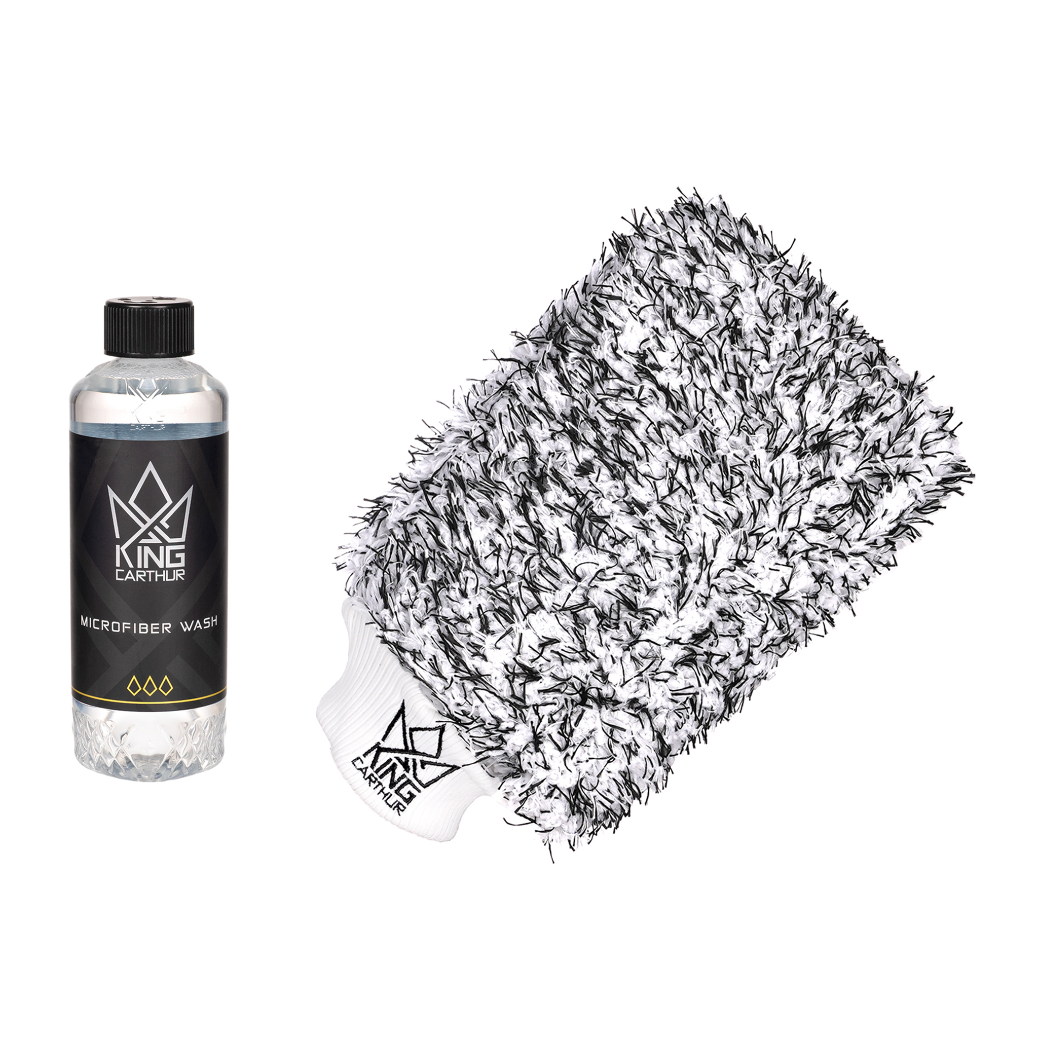 Tvätthandske King Carthur Premium Microfiber Wash Mitt, Tvätthandske + Mikrofiberrengöring