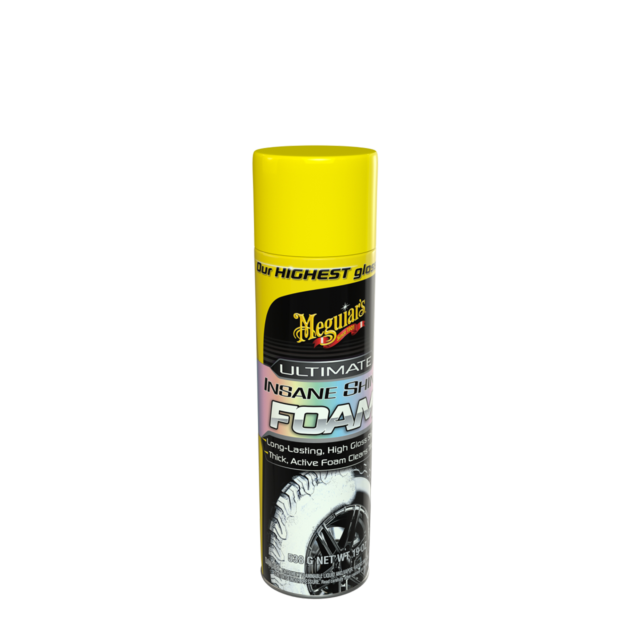 Däckglans Meguiars Ultimate Tyre Insane Shine Foam, 538 ml