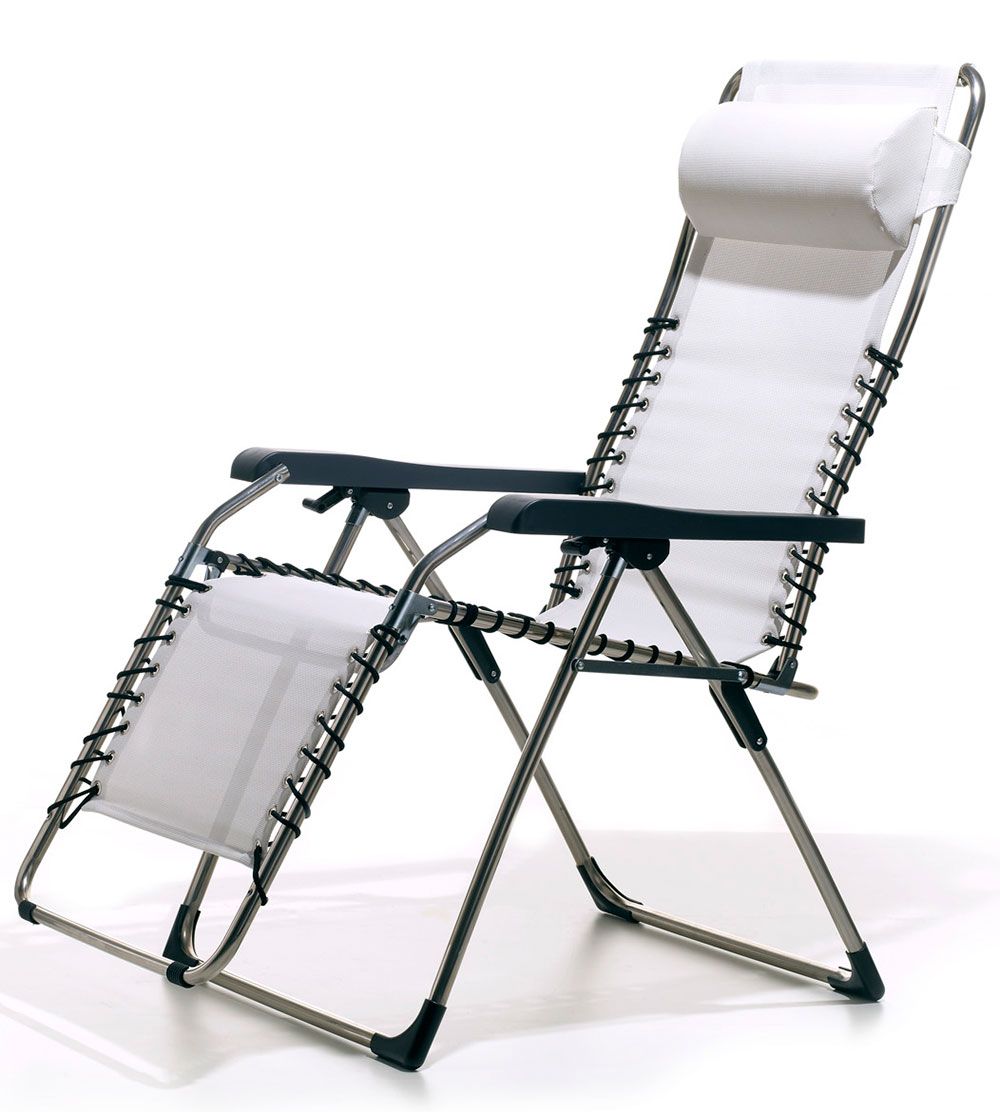 Fiam, Movida baden-baden stol vit aluminium/textilene