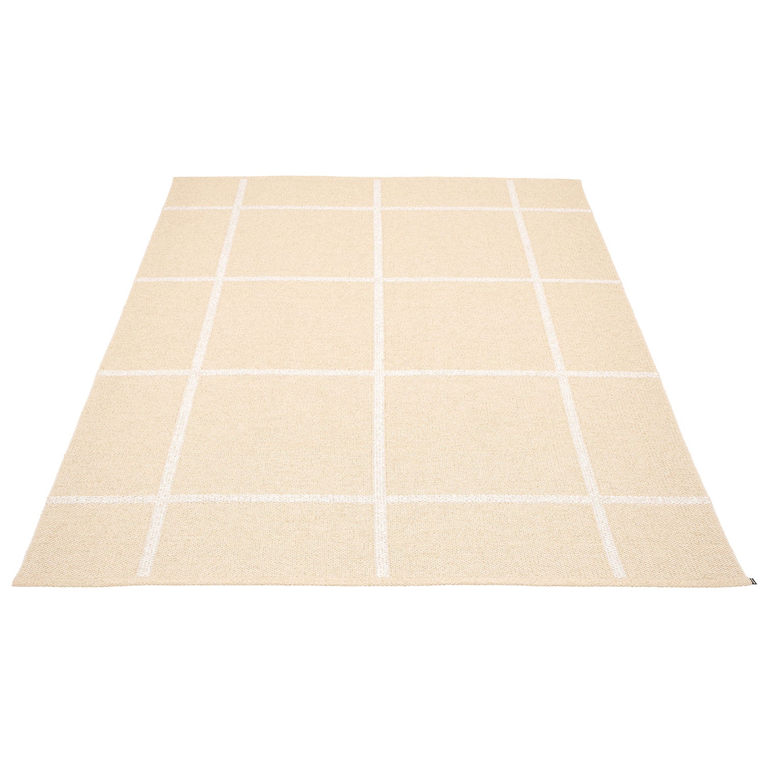Pappelina, Ada matta 180x260 cm cream / white metallic