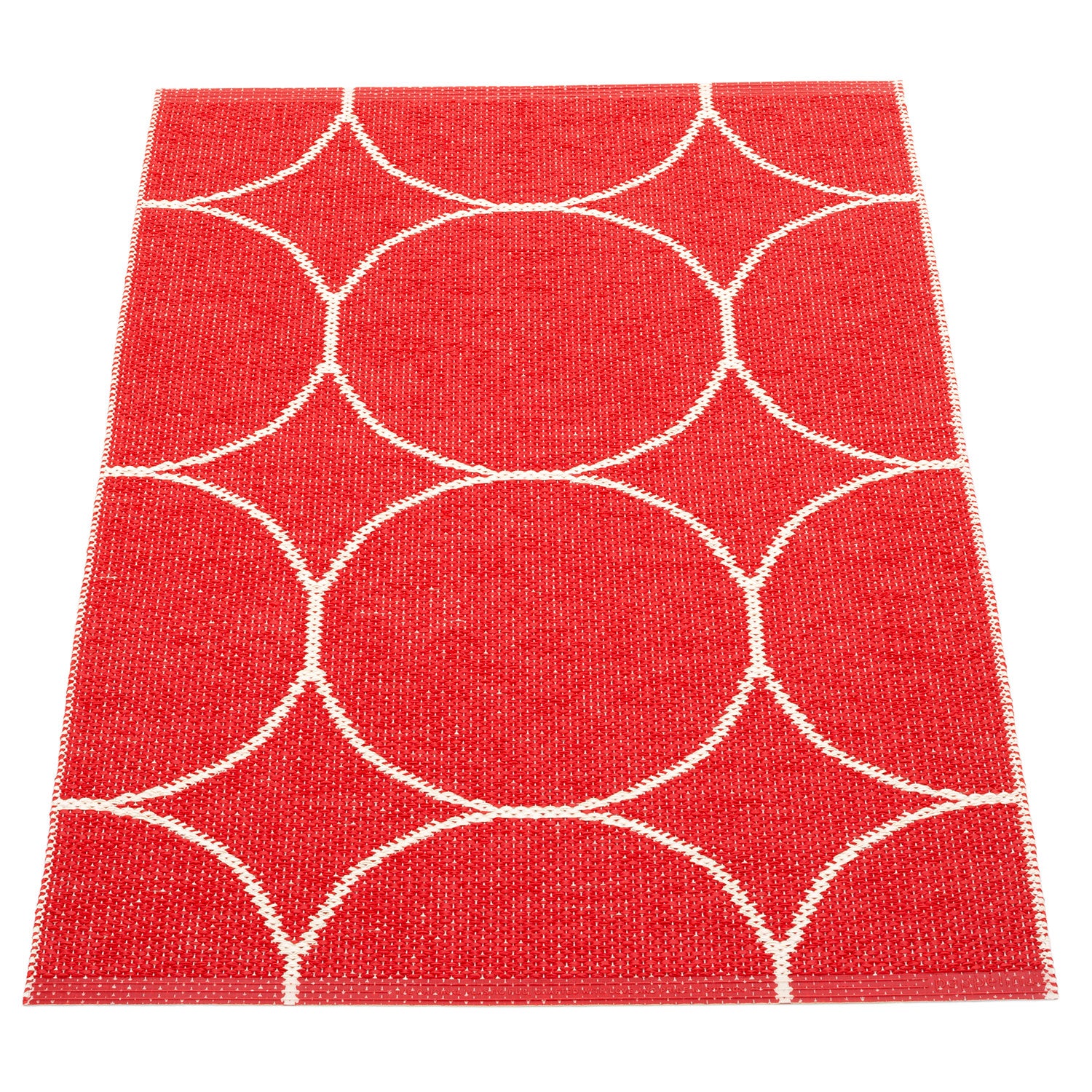 Pappelina, Boo matta 70x100 cm red / vanilla