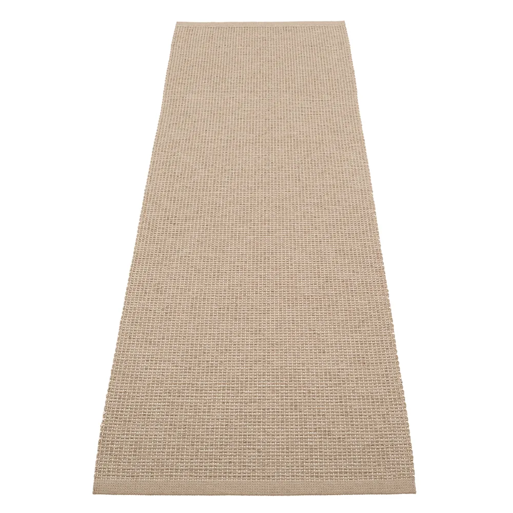 Pappelina, Emm matta 70 x 240 cm Potato/Beige Metallic
