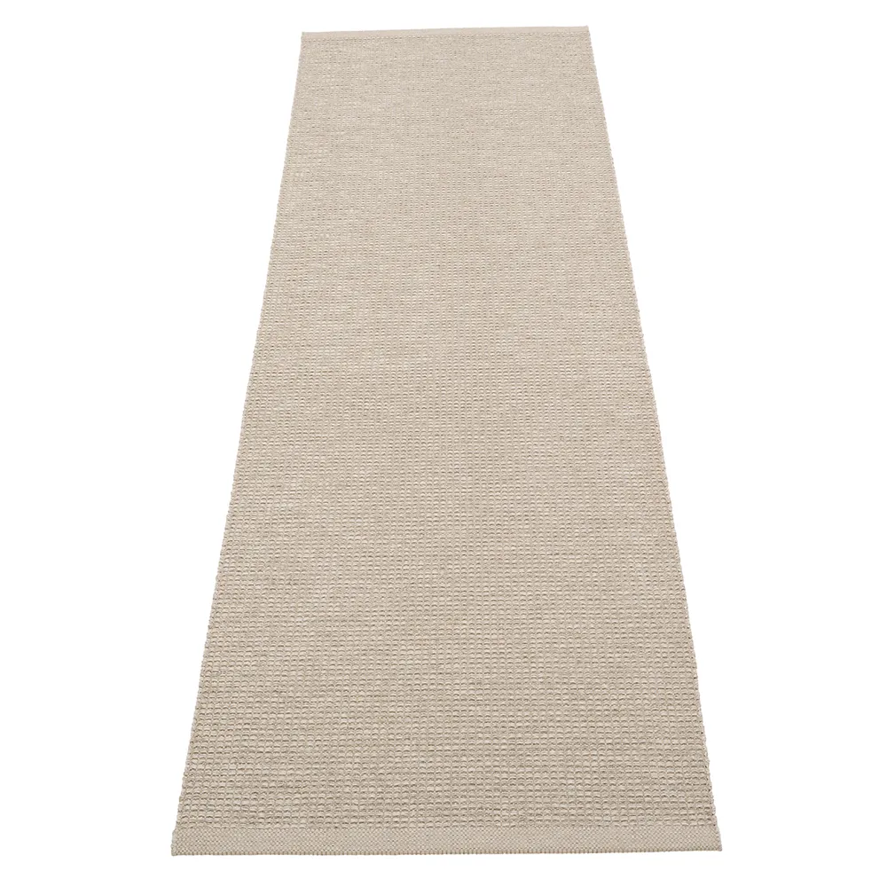 Pappelina, Emm matta 70 x 240 cm Linen/Linen Metallic