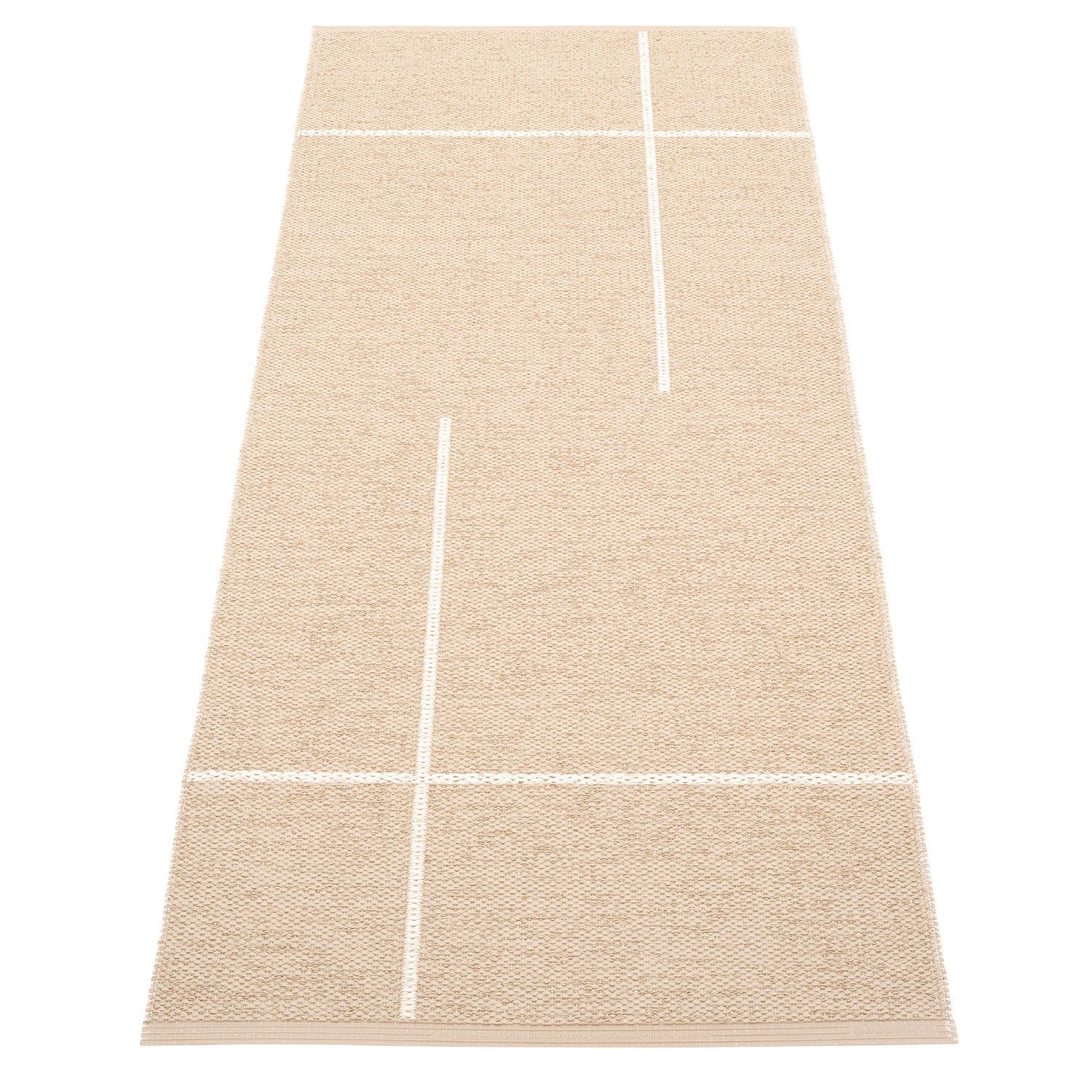 Pappelina, Fred matta 70x180 cm beige / vanilla