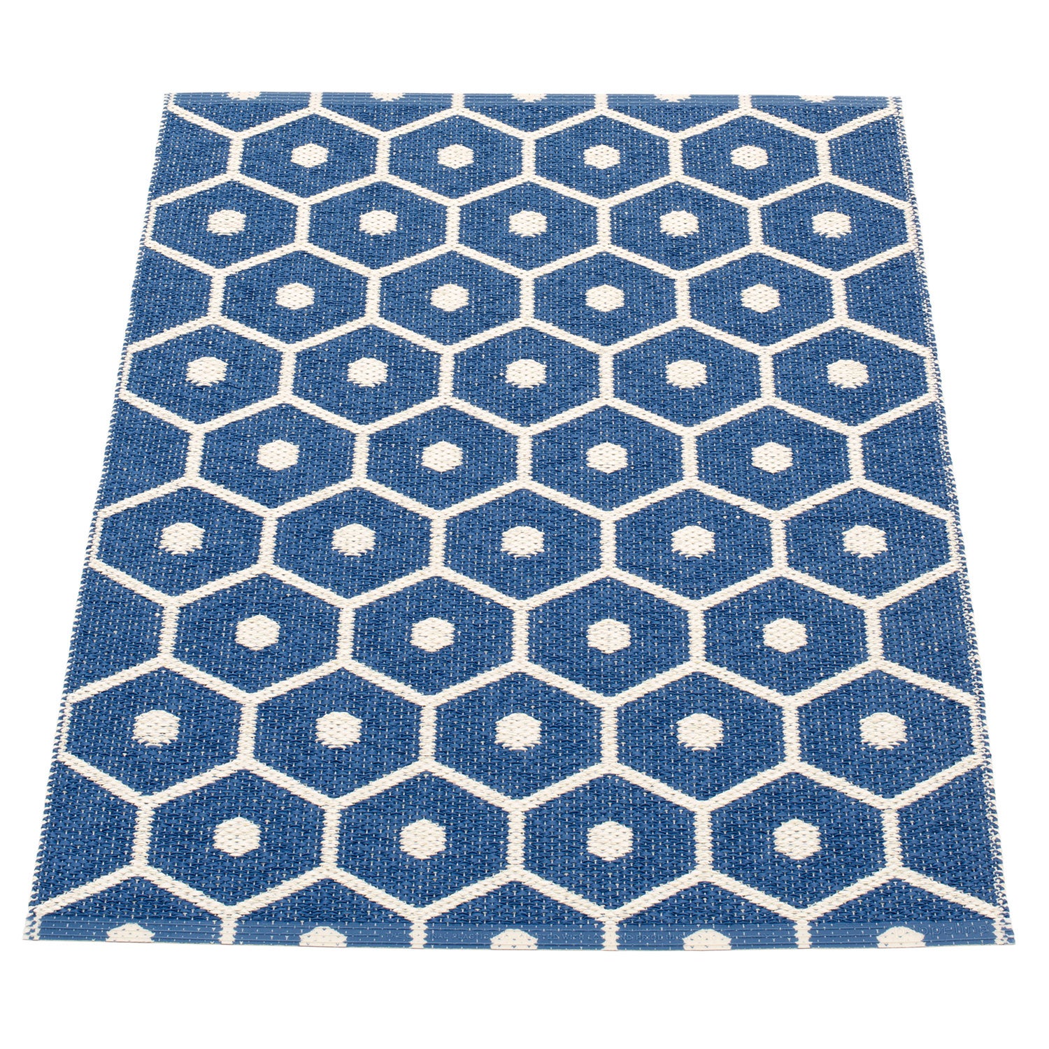 Pappelina, Honey matta 70x100 cm denim / vanilla